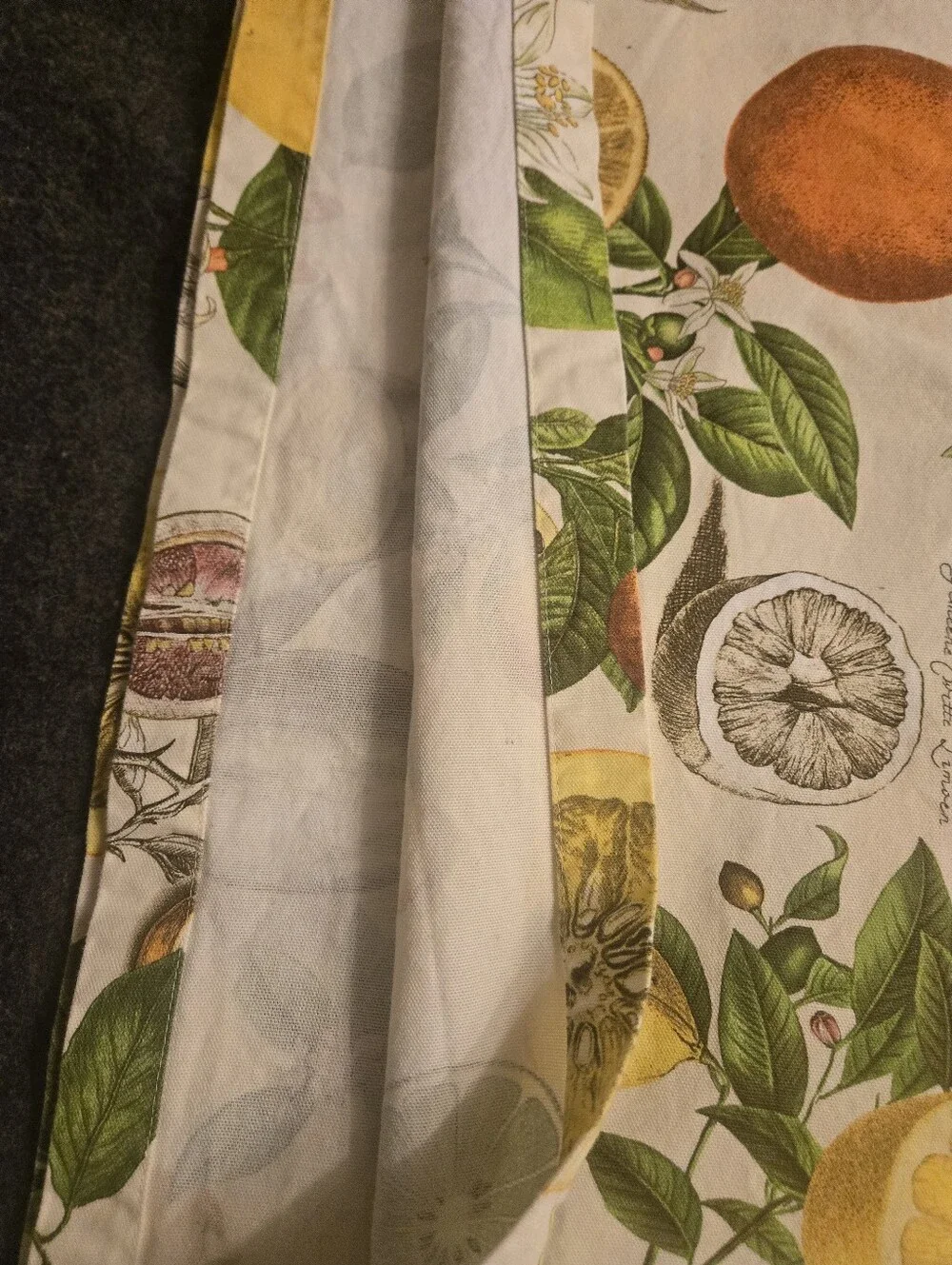Italian Limoncello! & Botanical Print Tablecloth 66x66